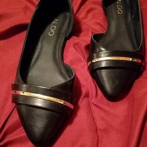 Black Aldo Flats